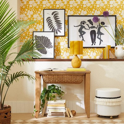  36" X 24" Paper Dolls 3D Collage Framed Art Black - Opalhouse™ Designed With Jungalow™